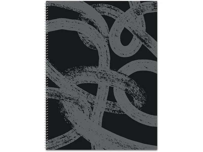 Staufen Staufen Collegeblock "Black" Recyclingpapier, DIN A4, 80 Blatt, 90g/m², 5mm kariert – Produktbild 1 von 1