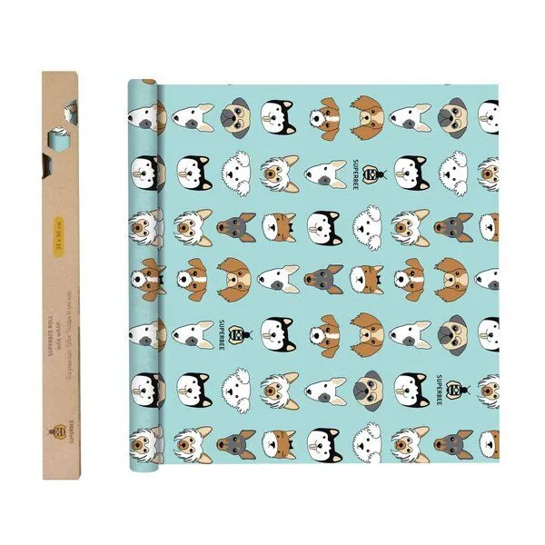 SuperBee SuperBee Bienenwachstuch Rolle 33cm x 90cm - die nachhaltige und flexible Alternative zu Plastik - verschiedene Designs – Produktbild 8 von 8