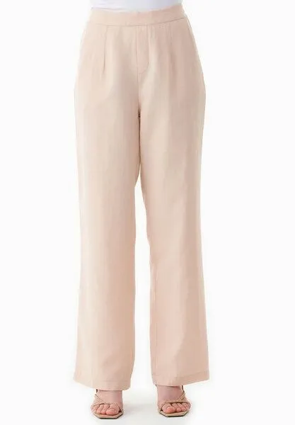 ORGANICATION ORGANICATION Hose aus TENCEL Lyocell und Leinen, Beige(soft beige), – Produktbild 2 von 4