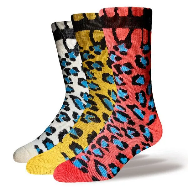 SOXN SOXN DREIERPACK LEO / Leo Socken / Bunte Socken – Produktbild 1 von 2