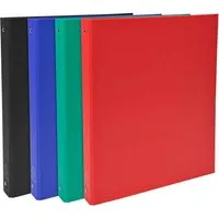 Exacompta 20 Exacompta Ringbücher, DIN A4, 4 Ringe, RB 40 mm, 4-farbig sortiert – Produktbild 1 von 1