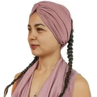körber mode körber mode breites Haarband Modal super weich Twist gerafftes Stirnband Frühjahr Sommer Jersey – Produktbild 1 von 1