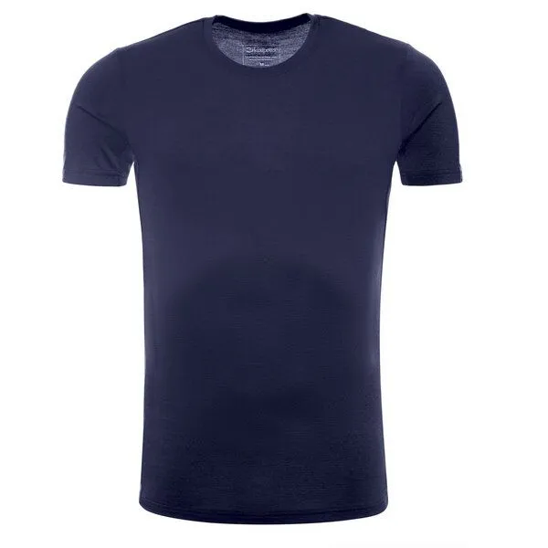 Kaipara - Merino Sportswear Kaipara - Merino Sportswear Merino Shirt Herren Kurzarm Slimfit 200, Blau, – Produktbild 1 von 2