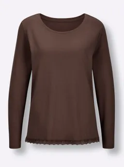 wäschepur Schlafanzug-Shirt schoko – Produktbild 1 von 1