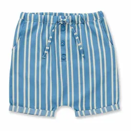 Sense Organics sense-organics Baby Shorts blau-weiß gestreift, Modell LEI – Produktbild 1 von 1