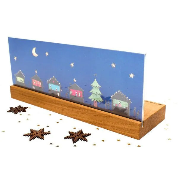 klotzaufklotz klotzaufklotz Weihnachtskrippe Weihnachtsmarkt – Produktbild 7 von 7