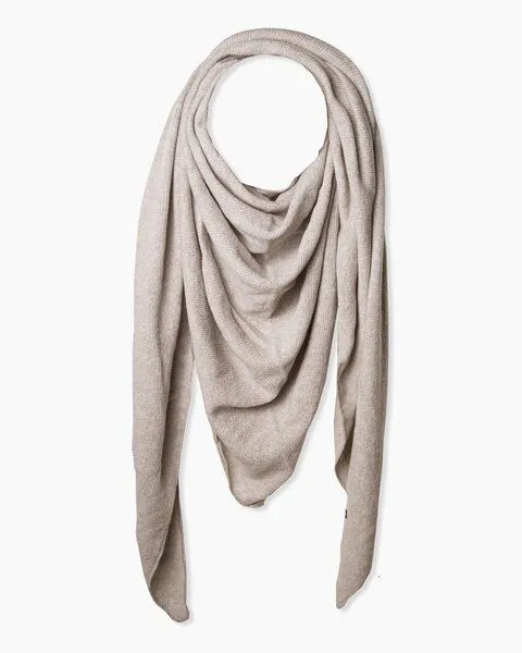 Esperando Esperando Zoe Triangle Schal, Hellgrau, – Produktbild 1 von 3