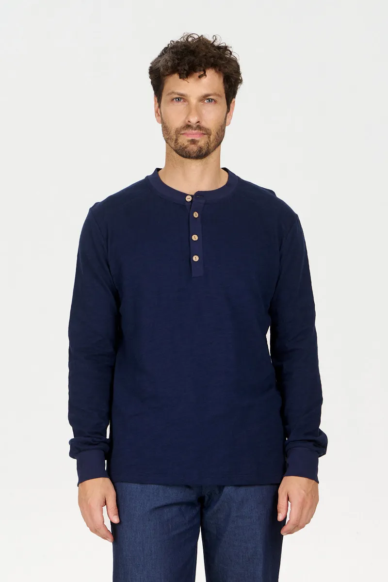 KOMODO KOMODO Herren vegan Oberteil Arlo Navy, Extra dunkelblau, – Produktbild 2 von 2