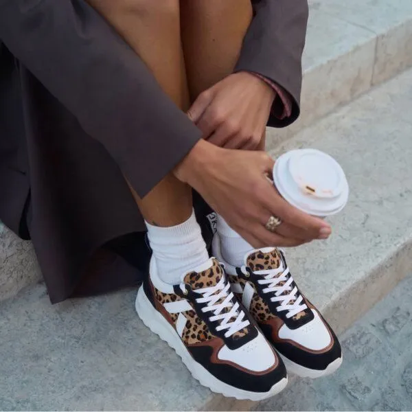 Ashoka Paris Ashoka Paris Lewis Running-Sneaker Leopard, Biobasiert & Recycelt – Produktbild 5 von 5