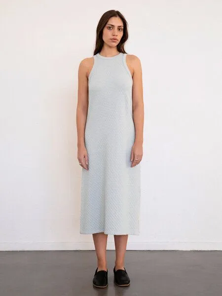 Rotholz Rotholz Summer Dress - Damen Kleid aus Bio-Baumwolle, Moonlight grey (grau), – Produktbild 1 von 4