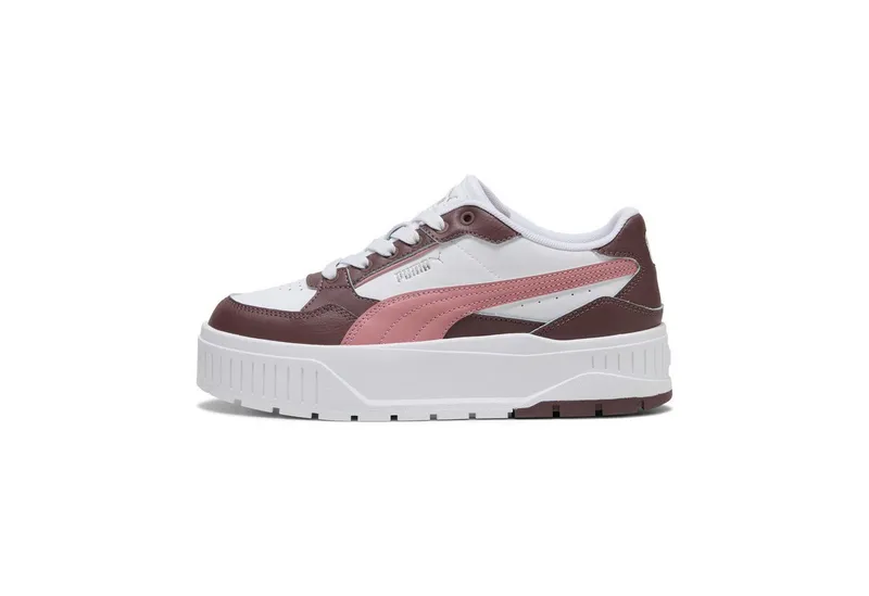 Puma Puma KARMEN II IDOL Sneaker für sportliche Anlässe, mit SoftFoam+ Einlegesohle, aus Leder, Weiß, – Produktbild 2 von 5