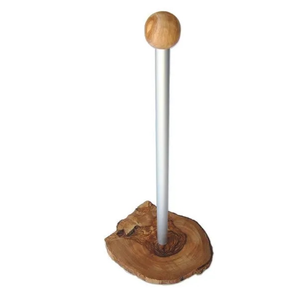 Olivenholz erleben Olivenholz erleben Küchenrollenhalter KLASSIK aus Olivenholz – Produktbild 3 von 5