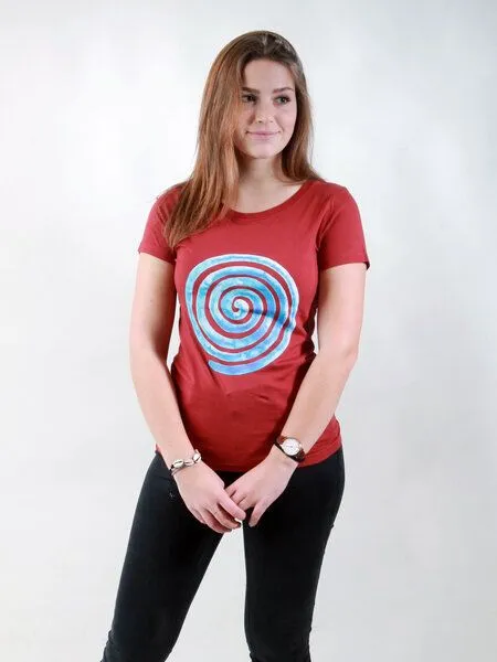 NATIVE SOULS NATIVE SOULS T-Shirt Damen - Loop, Rot, – Produktbild 1 von 3