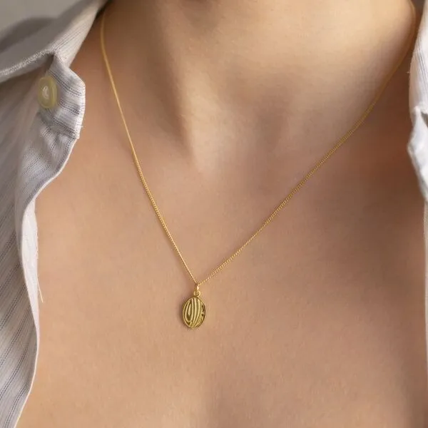 Paeoni Colors Paeoni Colors Love-Halskette aus 18k Gold Vermeil, 925 Sterling Silber – Produktbild 4 von 4