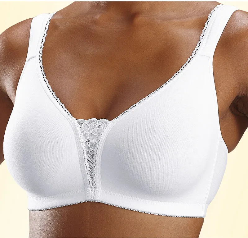 petite fleur by Lascana Soft-BH, Rosa+weiß, – Produktbild 2 von 2
