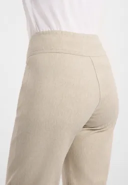 LAURIE LAURIE Damen vegan Hose Thea Straight Ml Grau Sand – Produktbild 1 von 1