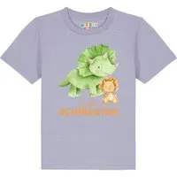watabout kids watabout.kids T-Shirt Kinder Dinosaurier 07 Große Schwester, Lavender, – Produktbild 1 von 1
