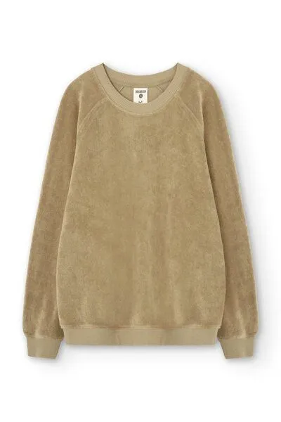 TIRALAHILACHA TIRALAHILACHA Gilda terry sweatshirt raglan sleeves, Beige, – Produktbild 4 von 4