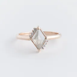 Eppi Eppi Ring mit Lozenge Salt and Pepper Diamanten und Diamanten Talley – Produktbild 1 von 1