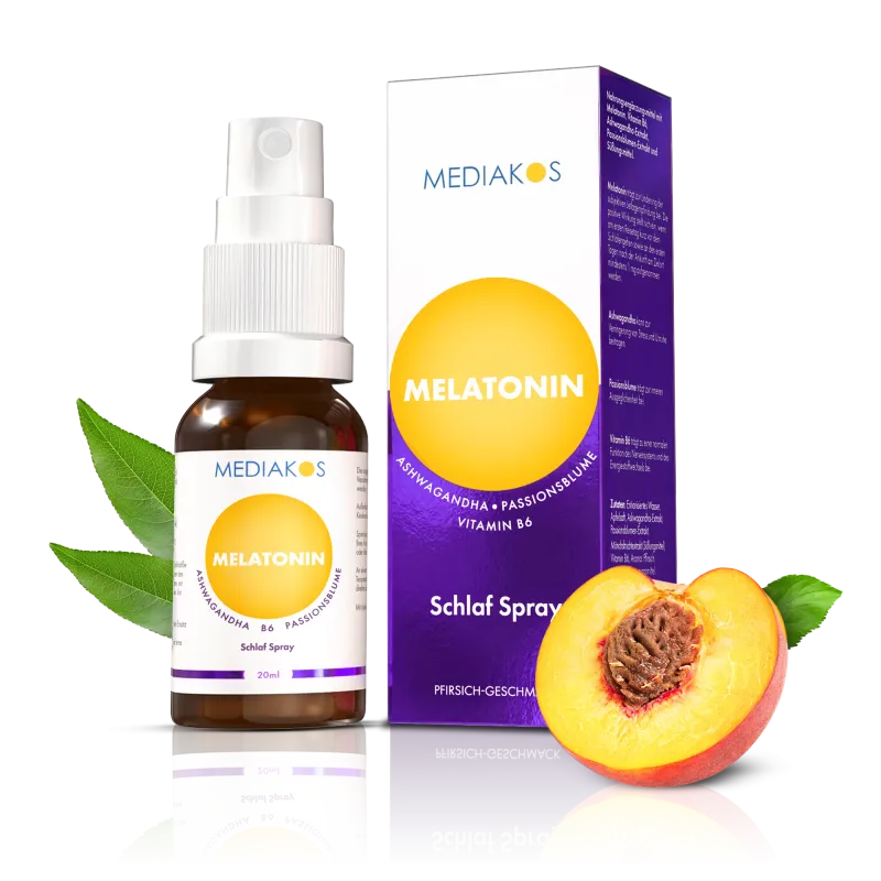 Mediakos Melatonin Ashwagandha Mediakos Schlaf Spray Vegan – Produktbild 3 von 3