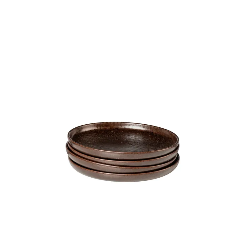 Gipfelstück Gipfelstück Glockenklang Dessertteller-Set, Steinzeug, Bronze, – Produktbild 2 von 4