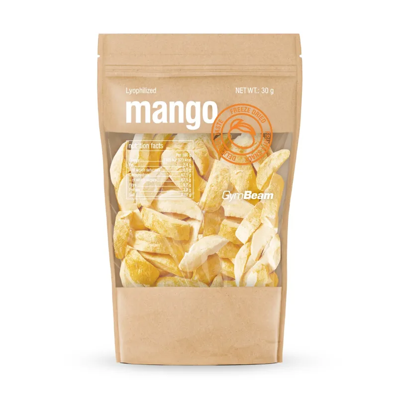 GymBeam Food GymBeam Gefriergetrocknete Mango 30 g – Produktbild 1 von 1