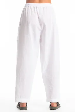 RAVENS VIEW IBIZA RAVENS VIEW IBIZA Damen vegan Hose Bosa Weiß – Produktbild 1 von 1