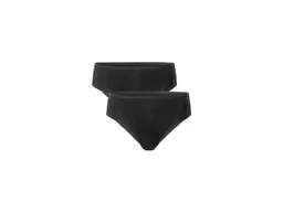 Living Crafts LIVING CRAFTS - Damen Slip, 2er-Pack - Schwarz (95% Bio-Baumwolle; 5% Elasthan), Nachhaltige Mode, Bio Bekleidung – Produktbild 1 von 1