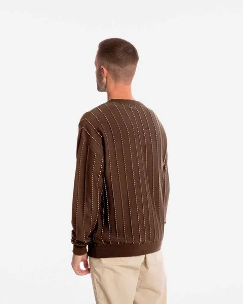 MATONA Matona Pullover | Field Sweater | aus Bio-Baumwolle | GOTS-zertifiziert, Pecan, – Produktbild 2 von 3