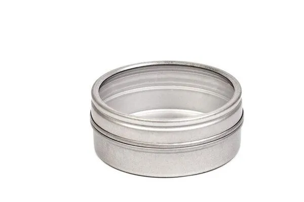 Cameleon Pack Cameleon Pack runde Metall Dose für Küche Haushalt Camping und Unterwegs Gewürze Bonbons Kräuter mit Klarsichtdeckel – Produktbild 2 von 4