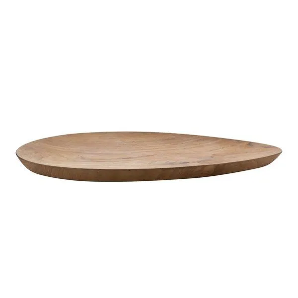 Originalhome Originalhome Design Teller aus recyceltem Teakholz, Natur, – Produktbild 2 von 4