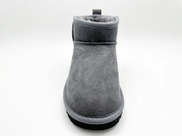 thies Stiefel aus Schaffell "thies Mega Shorty", Dark grey (dunkel grau), – Produktbild 2 von 4