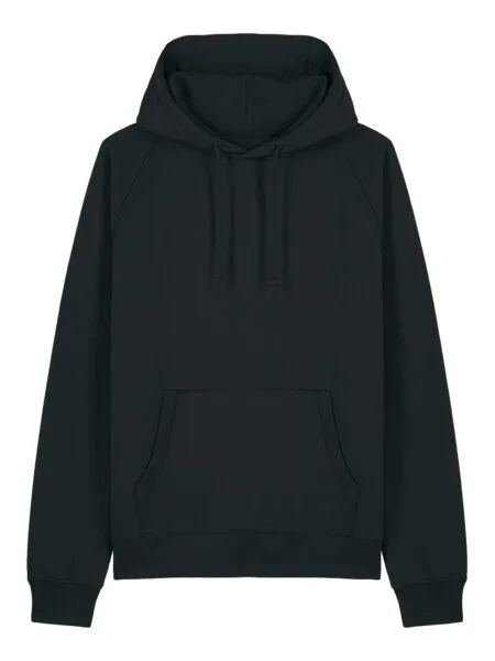 YTWOO YTWOO Klassischer Unisex Raglan Hoodie mit Relaxed Fit aus 100% Biobaumwolle, Schwarz, – Produktbild 1 von 3