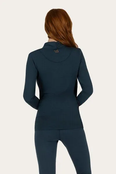 Urban Goddess Urban Goddess Langarm Yoga Shirt Good Karma, Orion (blau), – Produktbild 3 von 4