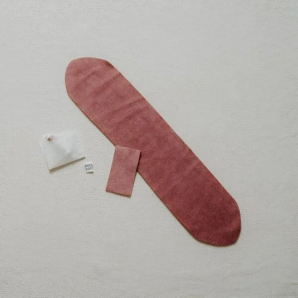 FINO & Stitch FINO & Stitch DIY Nähset Schal Baby Bio-Baumwollfleece - zugeschnitten, Rosa, – Produktbild 4 von 4