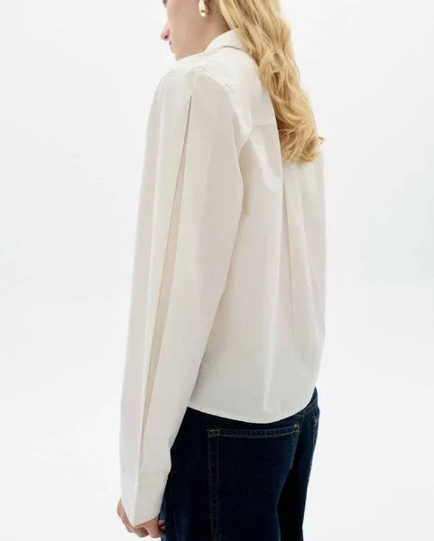 thinking mu thinking mu Damen Bluse - Duna Blouse - aus Baumwolle, White, – Produktbild 2 von 3