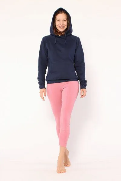 YOIQI YOIQI Unisex Hoodie aus Bio-Baumwolle COZY, Blau, – Produktbild 2 von 4