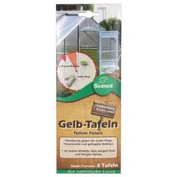 Silberkraft Silberkraft Silence Gelbtafeln (klein): Optimales Monitoring gegen die weiße Fliege, Trauermücke und Blattlaus – Produktbild 1 von 1