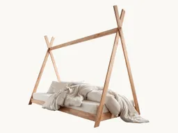 allnatura Hausbett Tipi mint 90x200 cm geölt – Produktbild 1 von 1