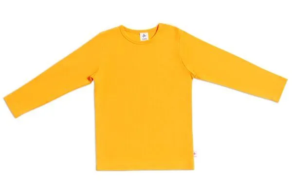 Leela Cotton Leela Cotton Langarmshirt, Sonnengelb, – Produktbild 1 von 2