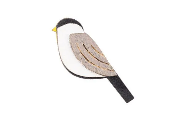 BeWooden BeWooden Natural Cutebird Holzbrosche – Produktbild 1 von 4