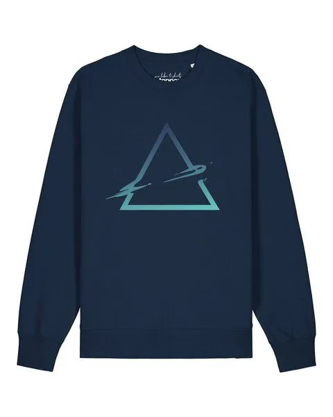 watapparel watapparel Sweatshirt Unisex Triangle, French navy, – Produktbild 1 von 2