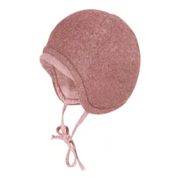 Maximo Baby Mütze Bio-Schurwolle Fleece heiderose-meliert Gr. 45 – Produktbild 1 von 1