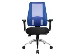Topstar Topstar Bürodrehstuhl "Lady Sitness Deluxe" mit Armlehnen und Aluminiumfußkreuz blau – Produktbild 1 von 1