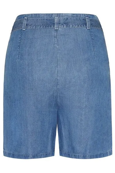 Wunderwerk Wunderwerk TENCEL denim short, Blau, – Produktbild 3 von 3