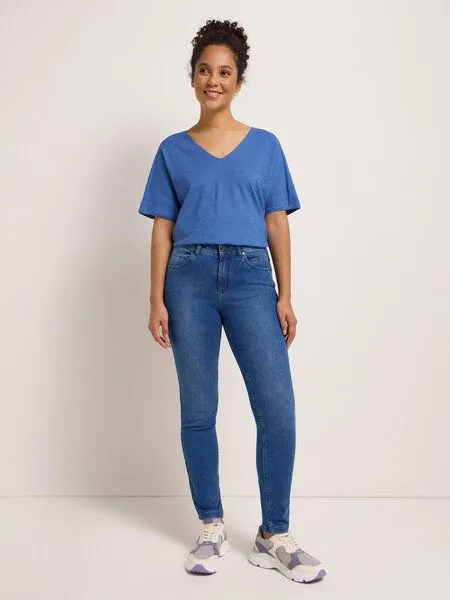 LANIUS LANIUS Slim Jeans aus Bio-Baumwolle, Blue denim, – Produktbild 1 von 4