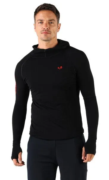 Woolona Woolona Funktionsoberteil - PAKKE - Slim Fit, Schwarz, – Produktbild 2 von 4