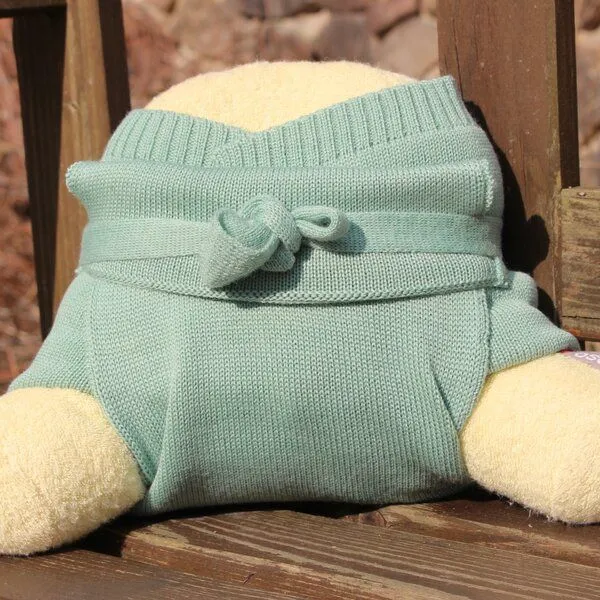 Glückswindel Glückswindel Bindecover aus Wolle, Mint, – Produktbild 1 von 2