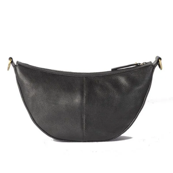 O MY BAG O MY BAG Leo Tasche aus vegetabil gegerbtem Leder, Schwarz (black), – Produktbild 2 von 2