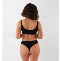 CASAGiN CASAGiN Brasilianischer Damen-Slip aus ökologischer Pflanzenfaser, Schwarz, – Produktbild 1 von 1